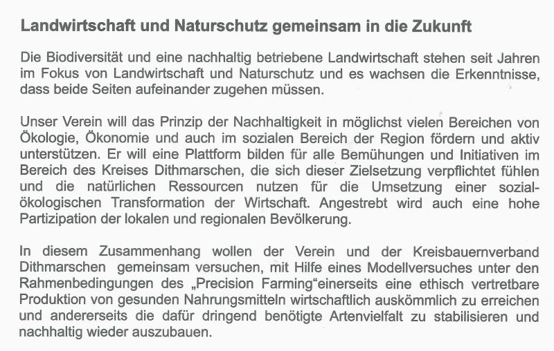 Landwirtschaft und Naturschutz